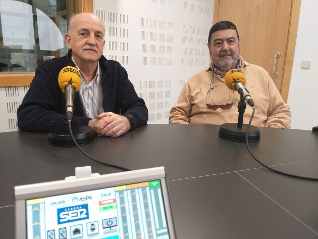 José María Real y Ángel Fernández, responsables de la asociación de Amigos del Museo Getafe.