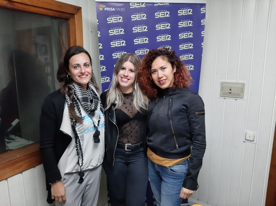 Lucía Martínez, Chus Belinchón y Xochitl Espinoza