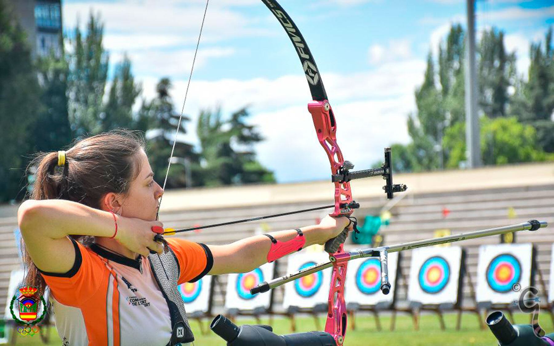 Àngels Alcaraz en plena competición en una imagen reciente
