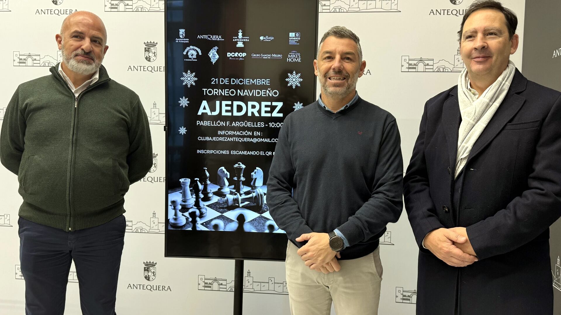 Presentación del Torneo Navideño de Ajedrez de Antequera