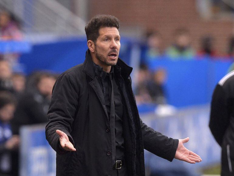 Deportivo Alaves v Atletico Madrid - Spanish Liga Santander - Mendizorroza, Vitoria, Spain - 28/01/17 Atletico Madrid&#039;s coach Diego &quot;Cholo&quot; Simeone.  REUTERS/Vincent West