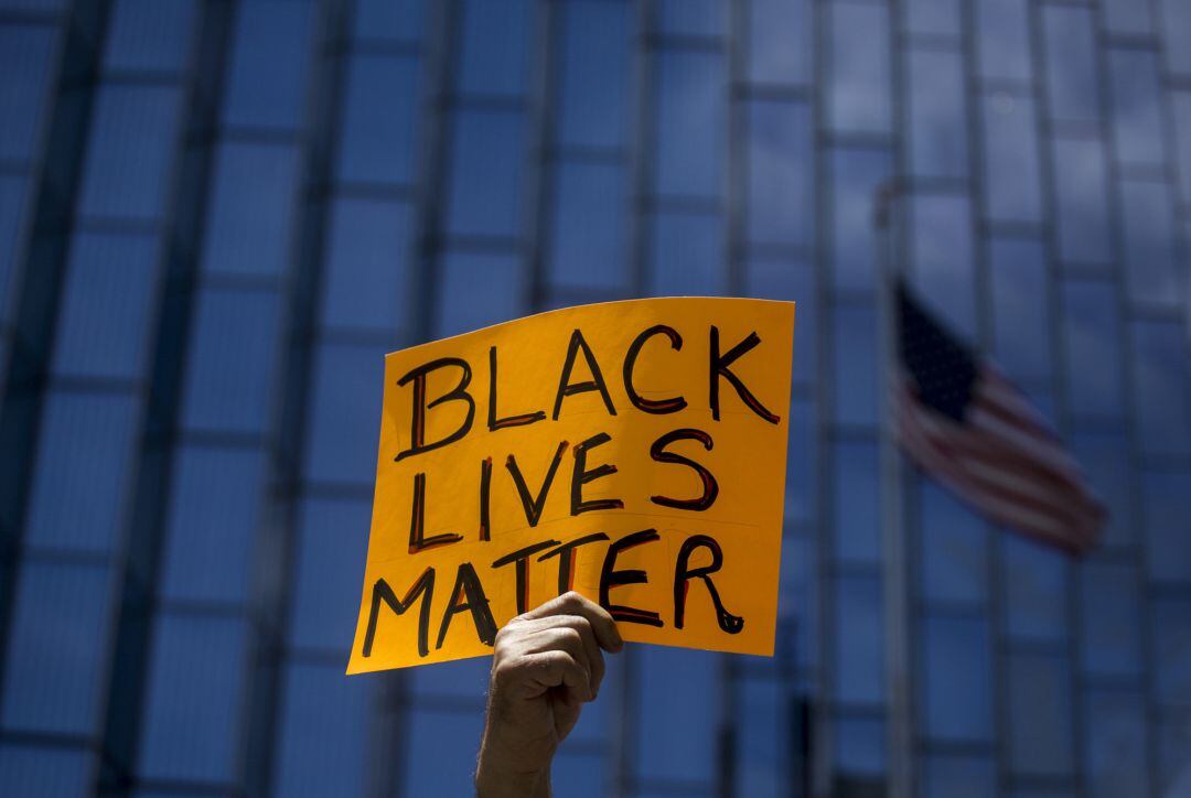 Protestas en EEUU contra la muerte de George Floyd. 