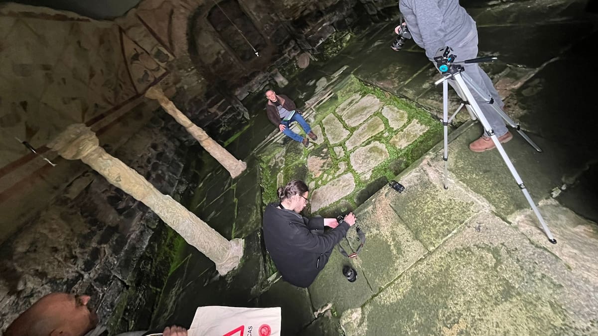 Ávila escenario del rodaje de un documental sobre Prisciliano