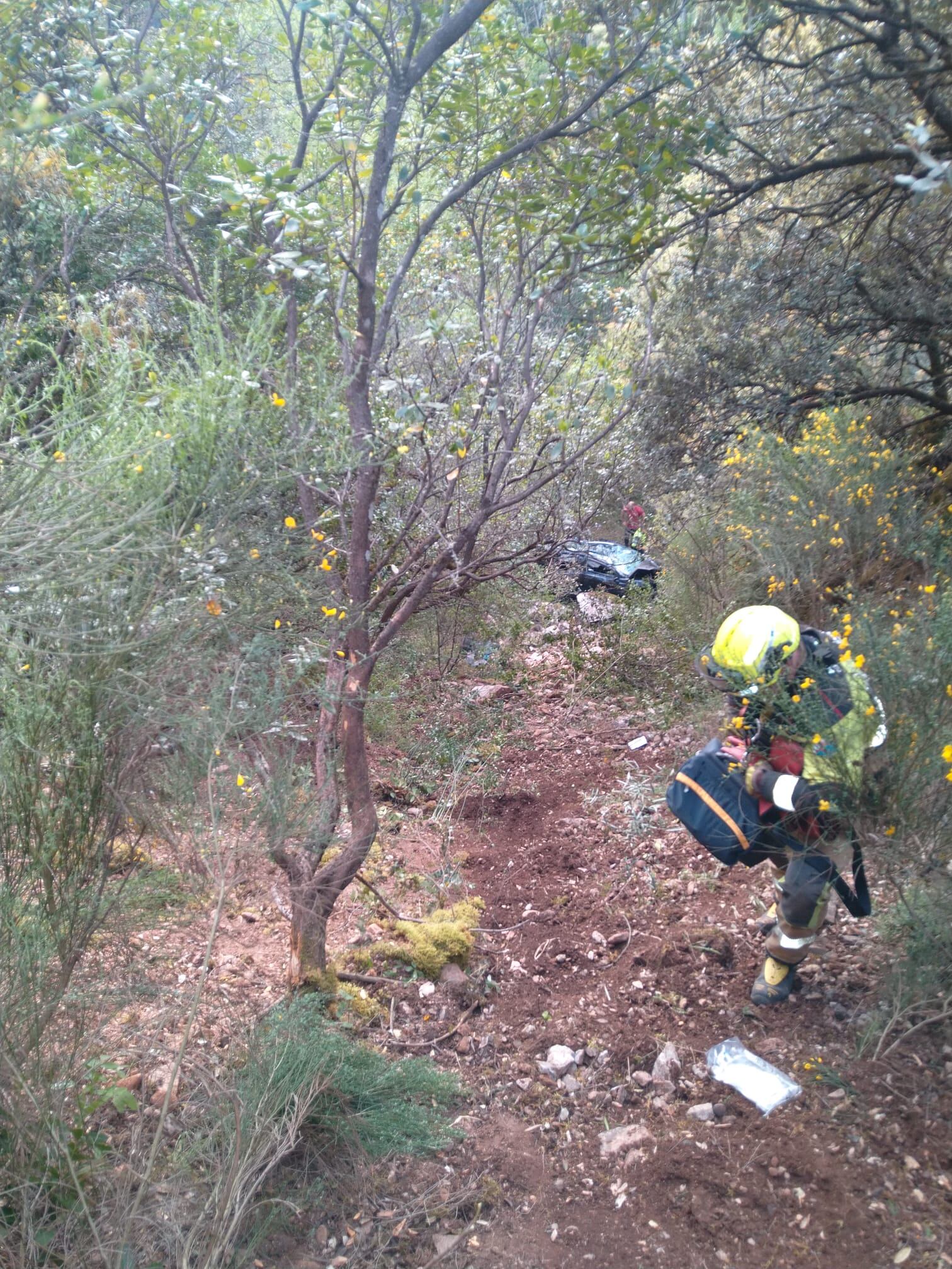 Un momento del rescate