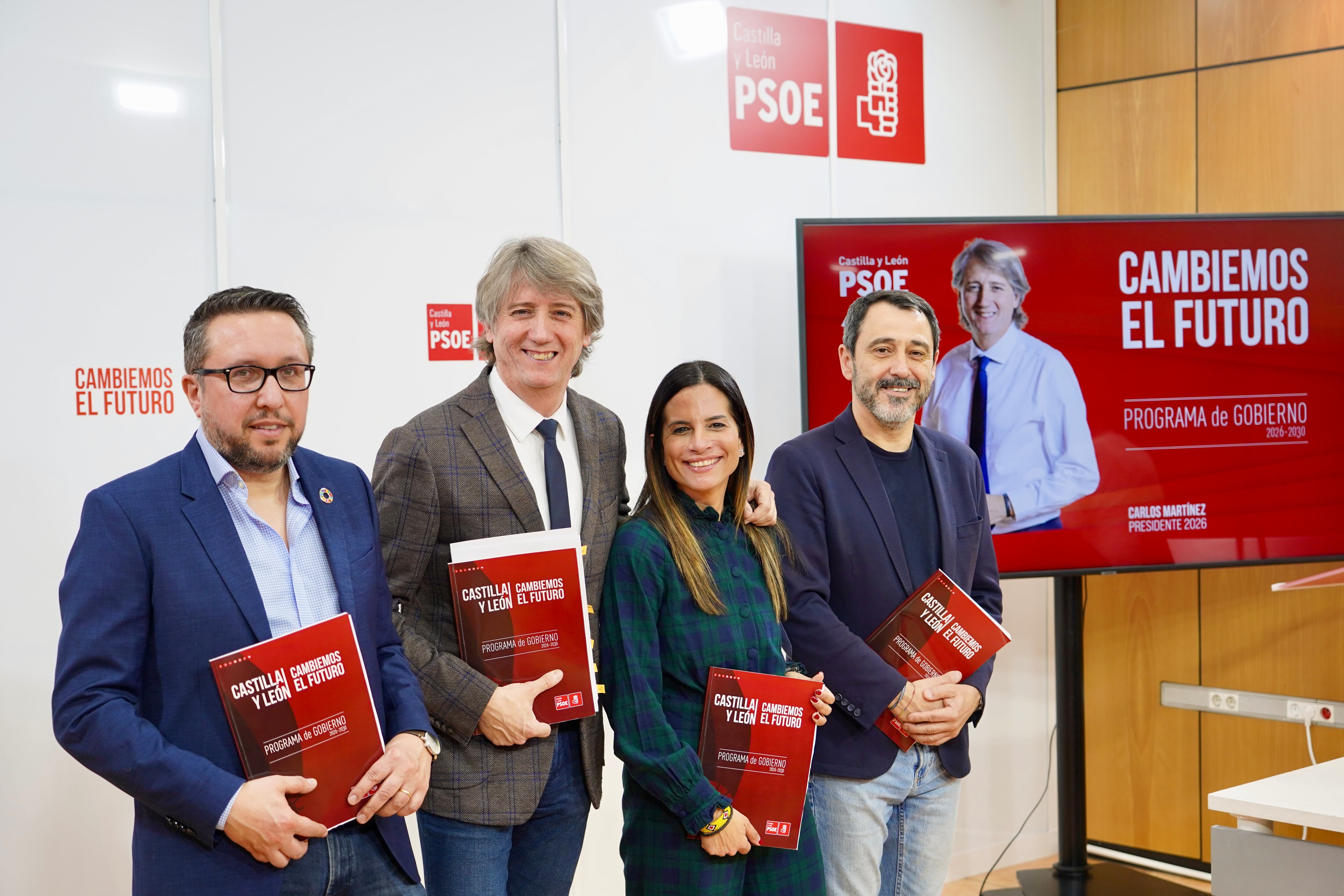 El candidato del PSOE a la Presidencia de la Junta, Carlos Martínez, presenta su programa de gobierno para las elecciones autonómicas del 15 de marzo