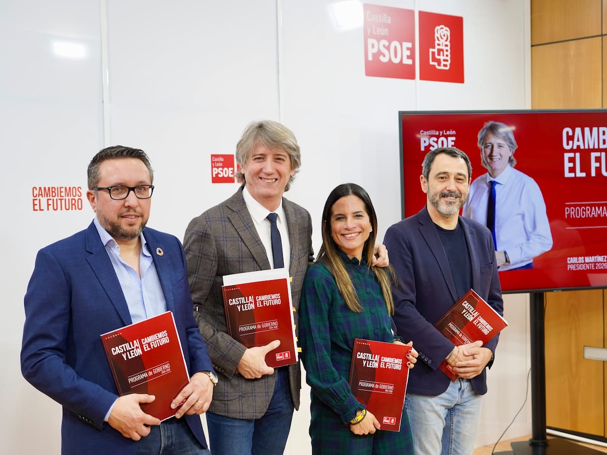 El PSOE propone un proyecto de "modernización" para Castilla y León con más de 575 medidas en cinco ejes