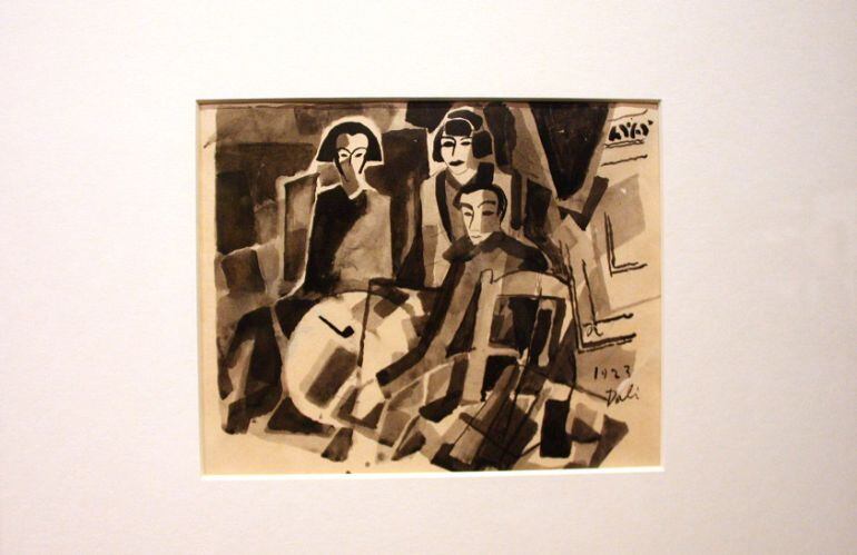 'Salvador Dalí i Maruja Mallo en el Café de Oriente, 1923'.