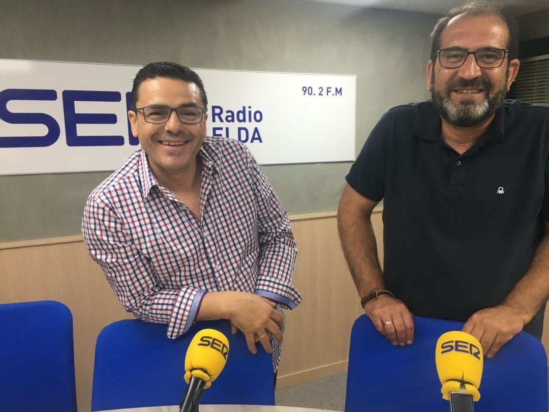 Pedro García y David Guardiola en Radio Elda Cadena SER