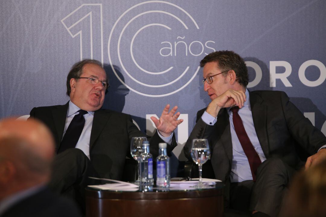 Juan Vicente Herrera junto a Alberto Nuñez Feijóo