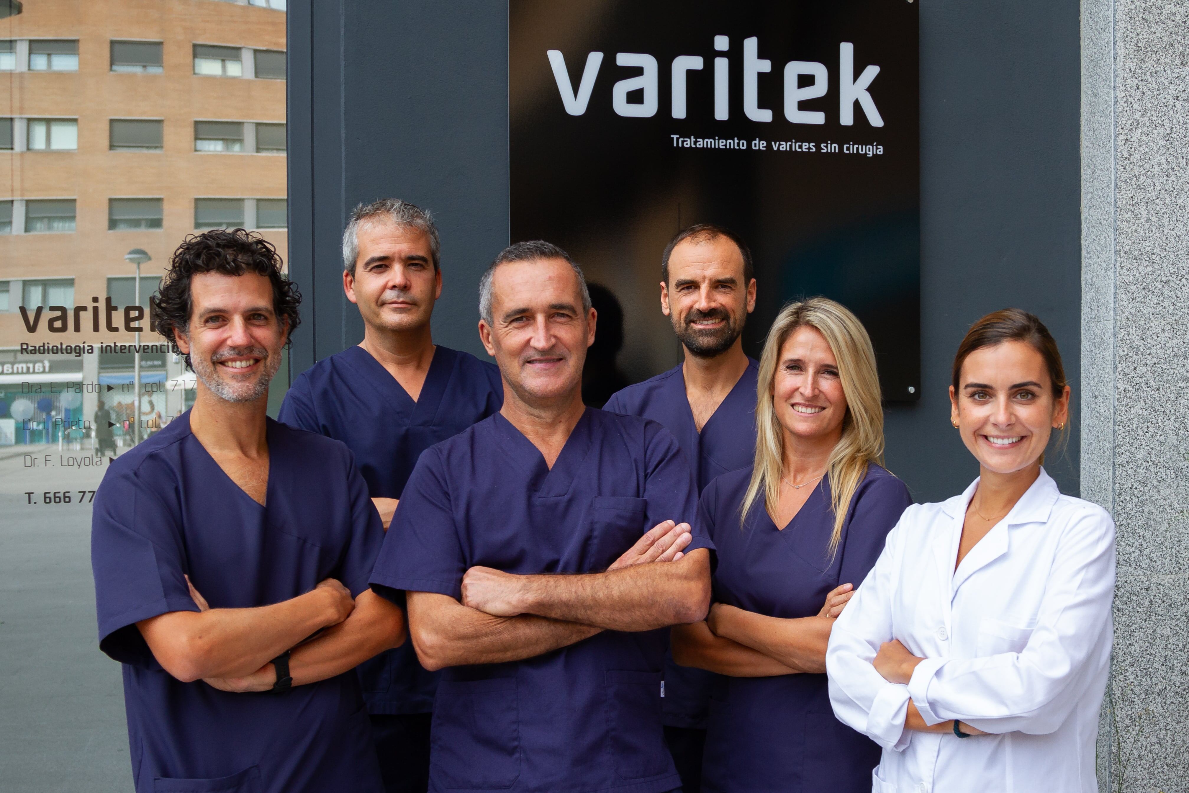 Equipo médico de Varitek Bilbao