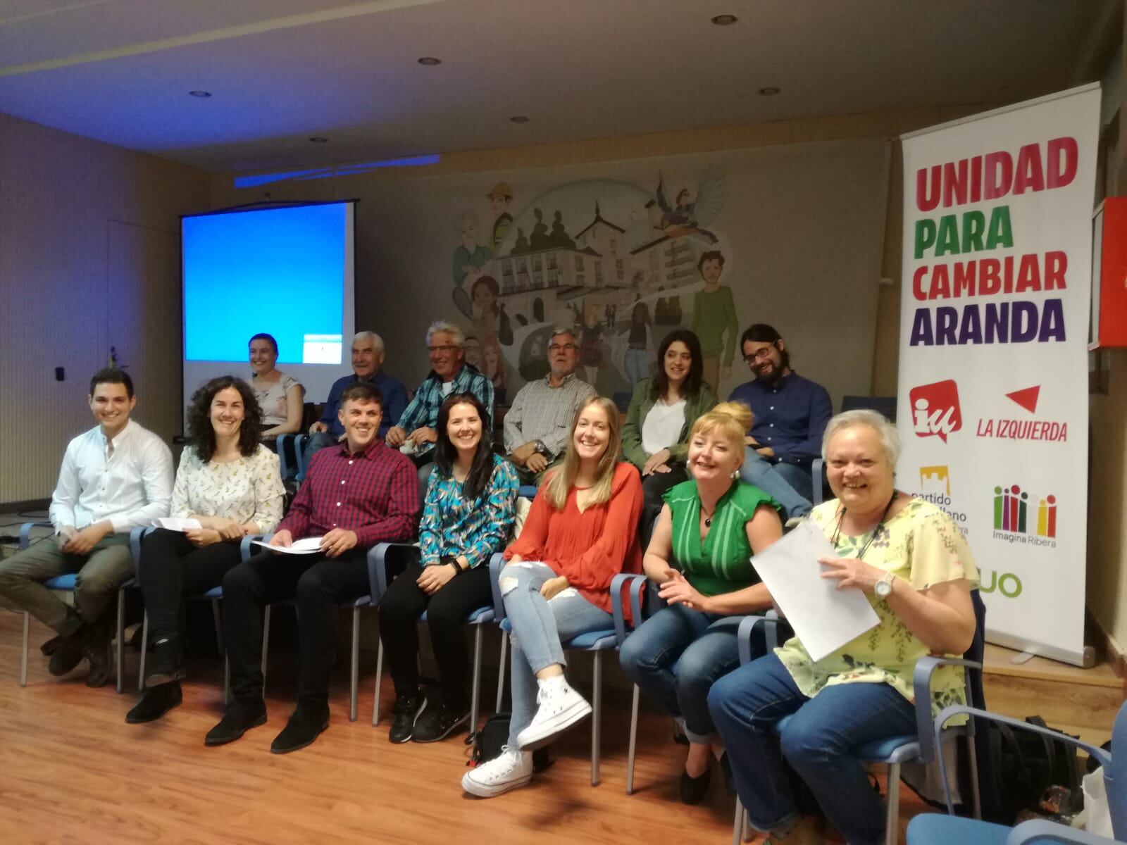 Imagen de archivo de la última candidatura de IU a las municipales de Aranda