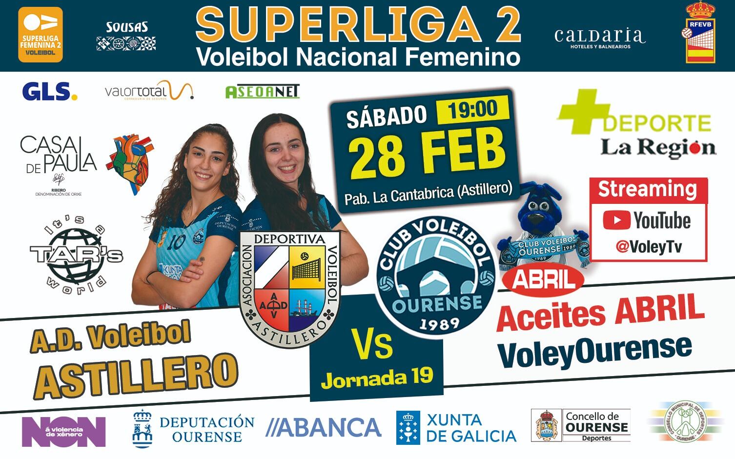 Voleyourense se enfrenta a Astillero en una nueva jornada