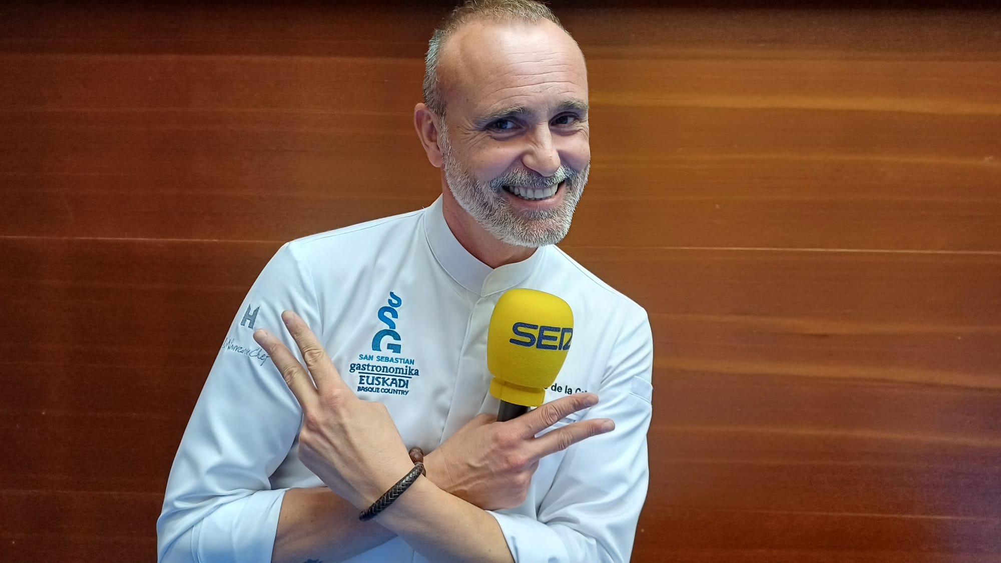 El chef Rodrigo de la Calle, en San Sebastián Gastronomika.