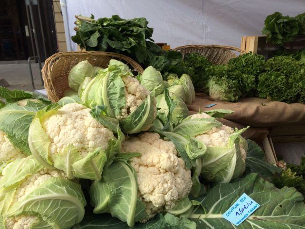 Verduras en el Ecomercado