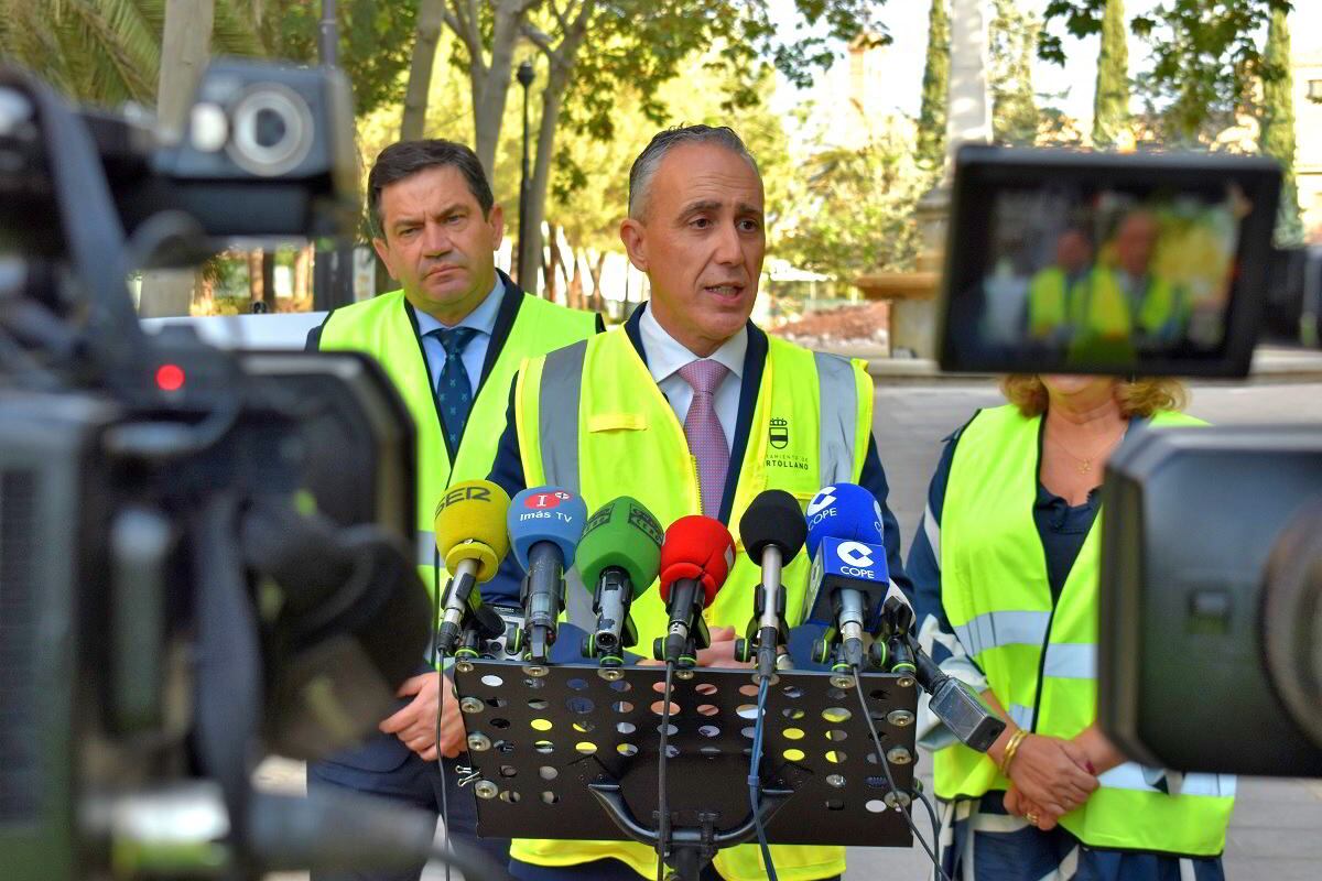 Miguel Ángel Ruiz y Miguel Ángel Valverde, en Puertollano