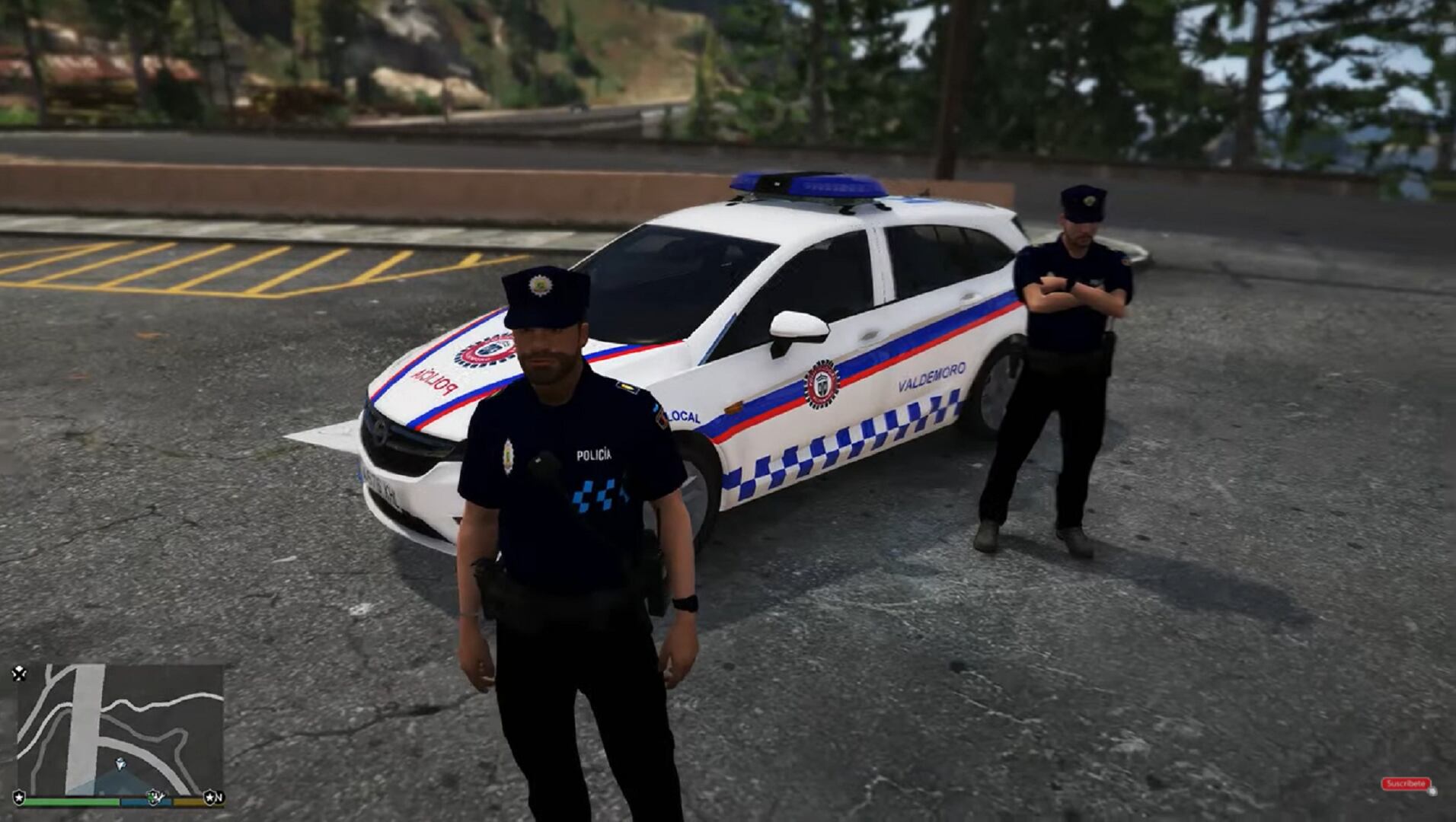 El mod de AlexDeejay17 en GTA V para encarnar a los agentes de Valdemoro