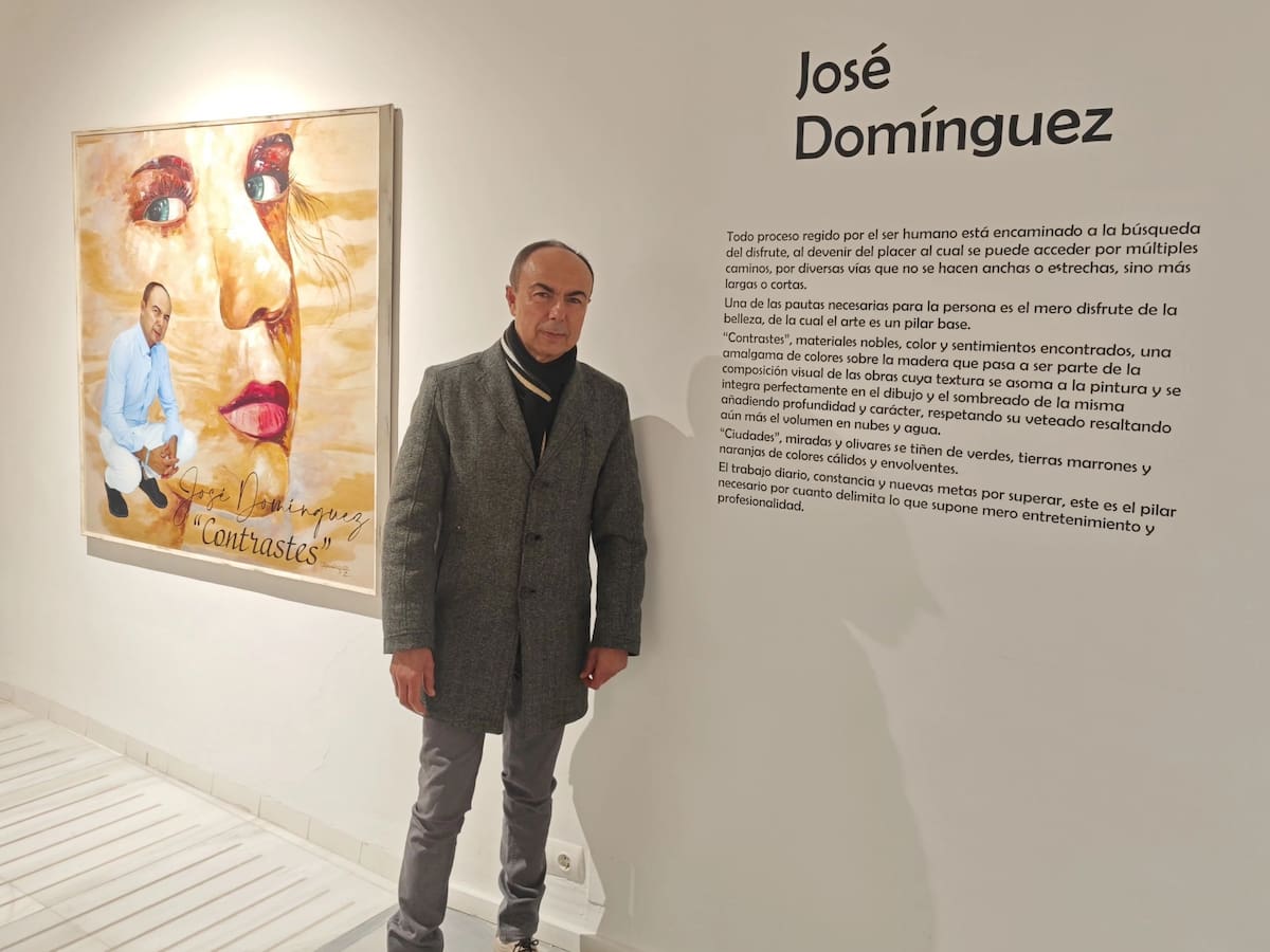 José Domínguez, pintor jiennense, sobre su nueva obra: “No hay que estancarse en un mismo terreno”