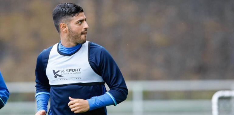 Carlos Vela corre en Zubieta en esta pretemporada