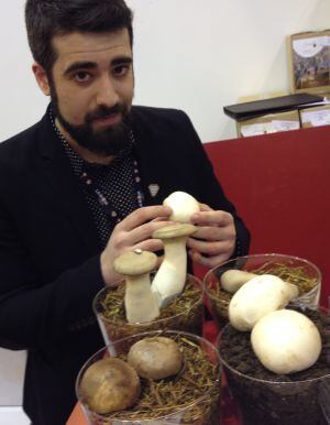 Javier Honorato, en el &#039;backstage&#039; de Fitur.