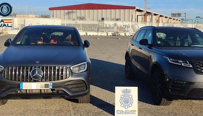 Vehículos recuperados por la Policía