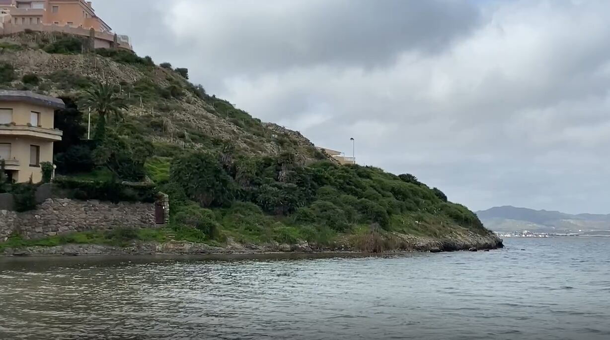 Cala Cortina en La Manga