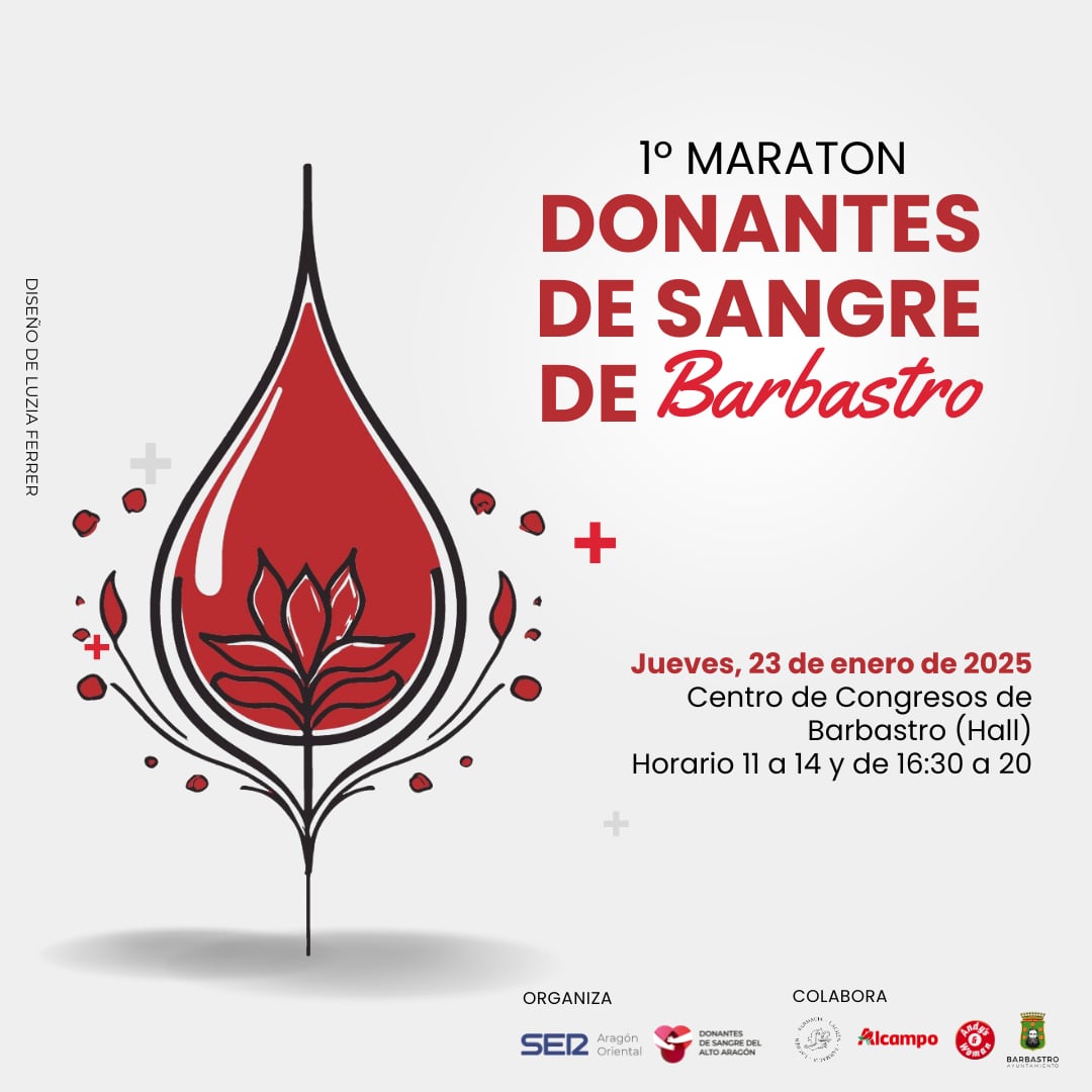 Barbastro acoge la primera edición del Maratón de Donantes de Sangre