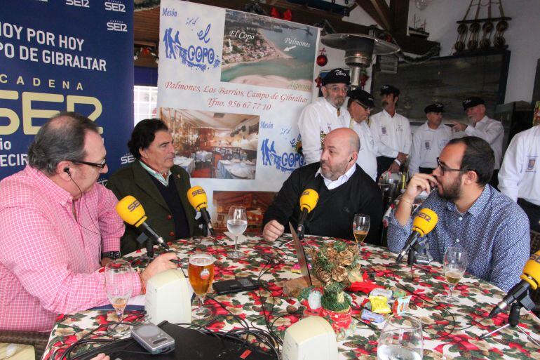 una imagen de nuestro programa en mesón El Copo