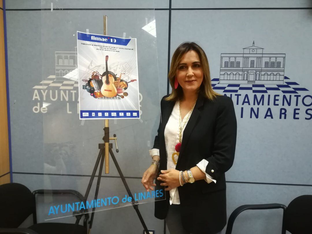 Juana Cruz durante la presentación del Fimae 2019.