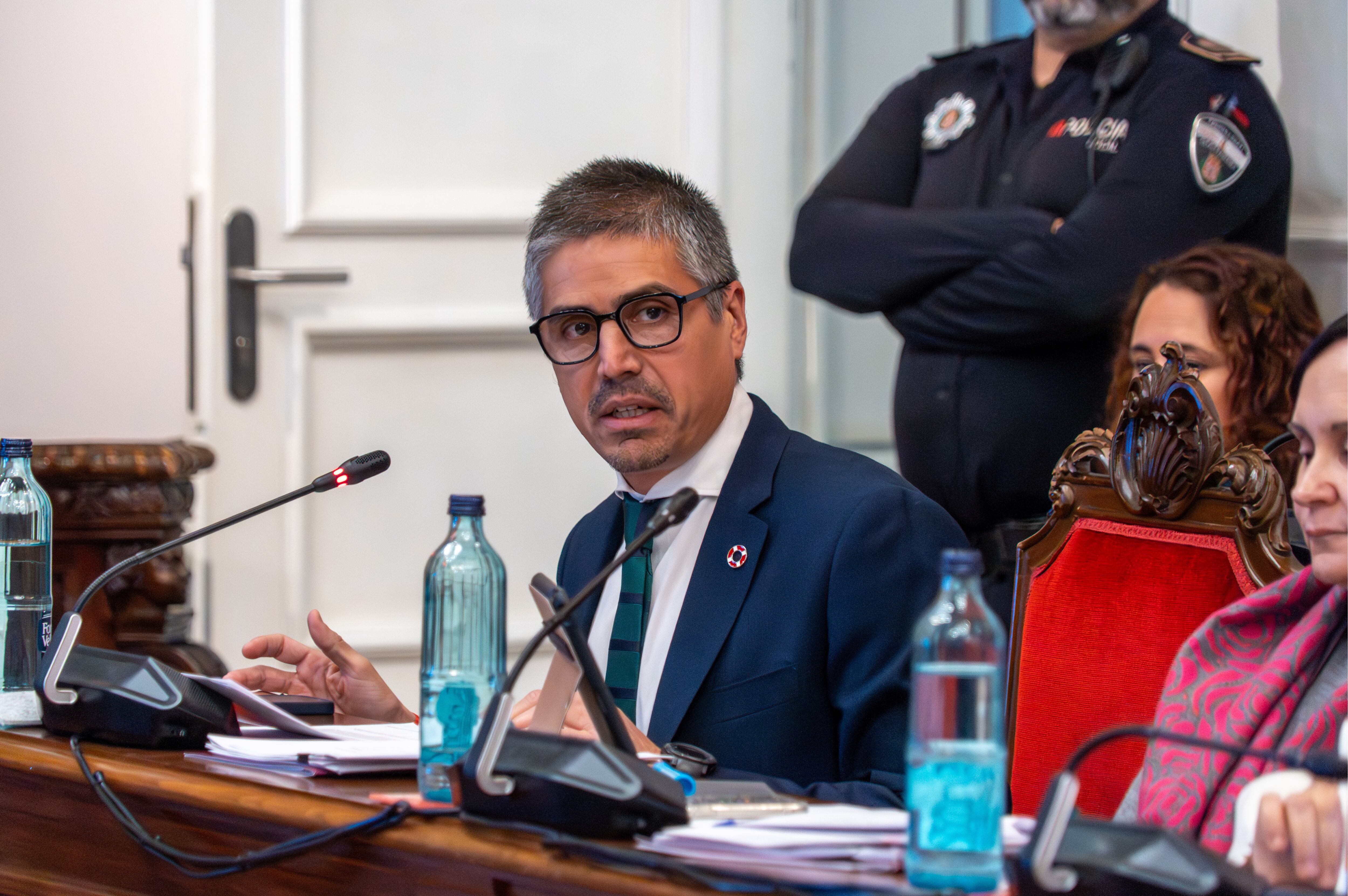 Jesús Giménez Gallo en un pleno