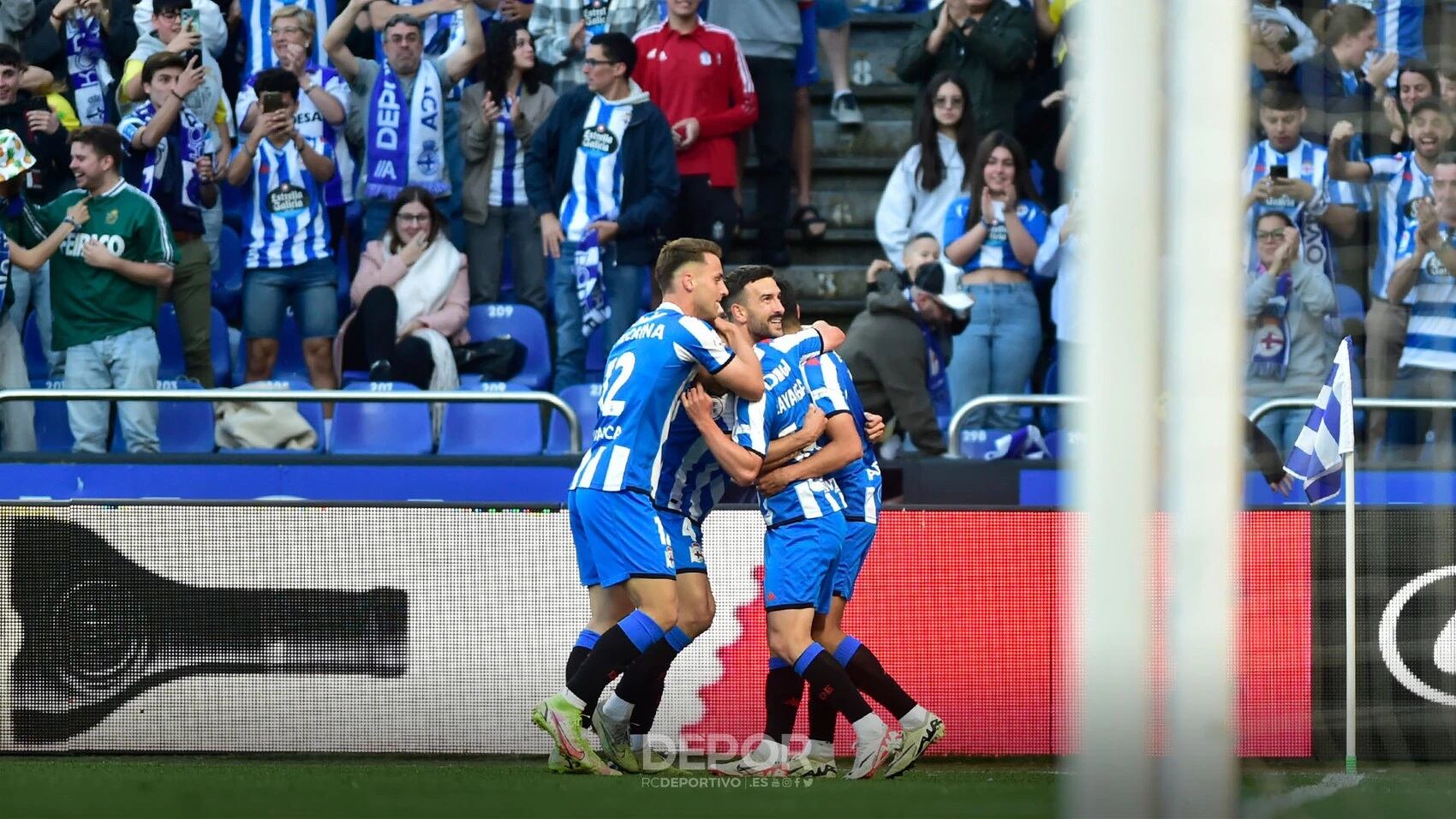 Un momento del partido