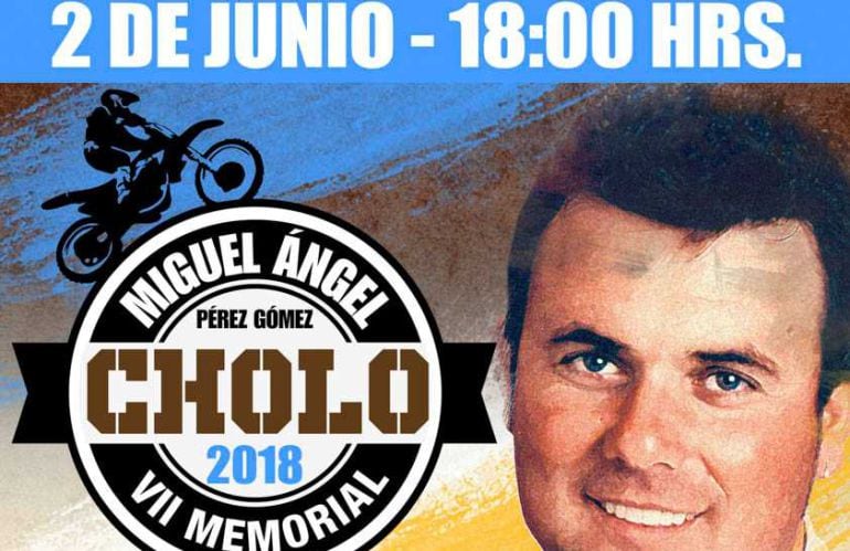 Cartel del Memorial Miguel Ángel Pérez &#039;Cholo&#039;.