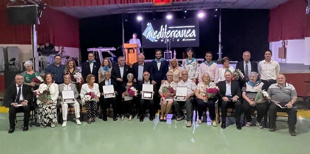 Homenaje a los mayores en las fiestas de San Mateo en Monzón