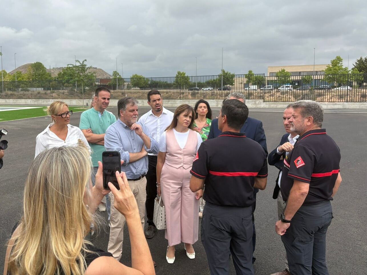Inauguración del parque de bomberos