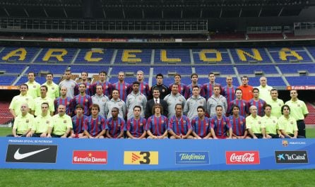 Plantilla del FC Barcelona temporada 2005-06.