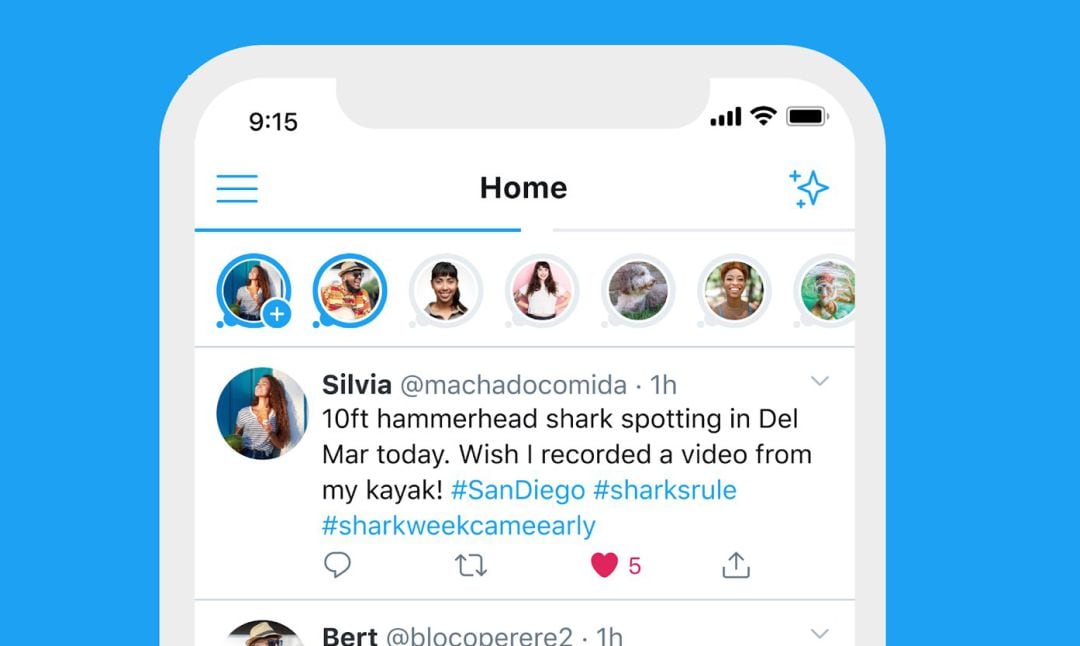 Twitter anuncia la llegada de las historias efímeras.