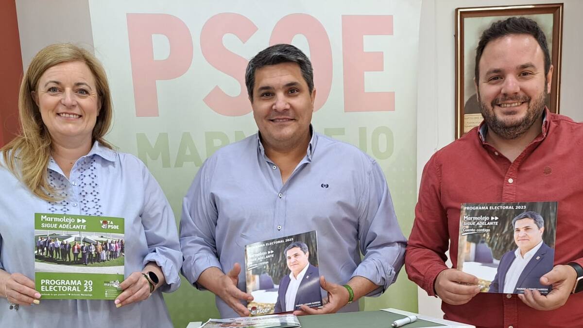 El PSOE vuelve a ilusionar en Marmolejo con un ambicioso programa