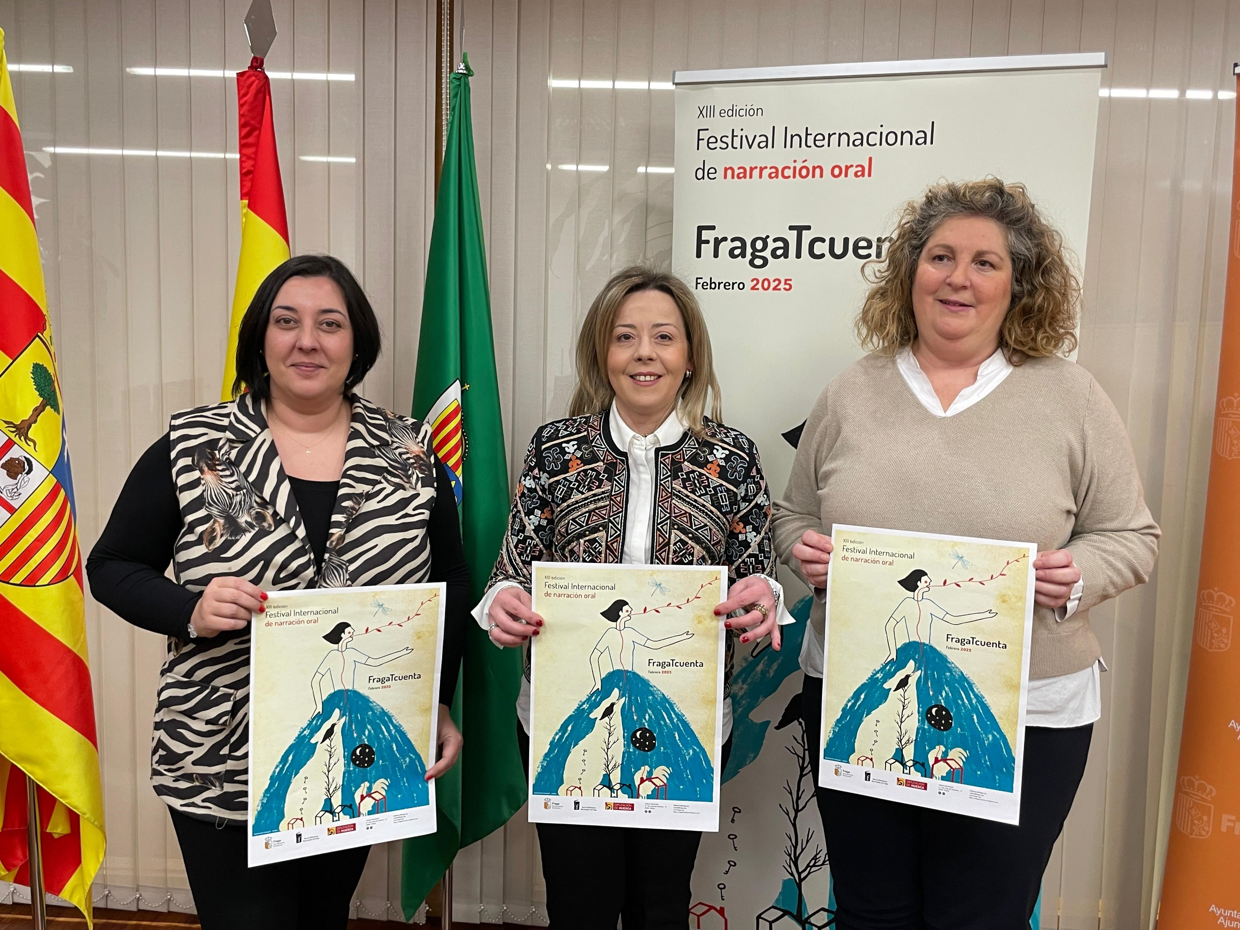 Beatriz Gómez, María José Barrafón y Carolina Gonzalo en la presentación  de FragaTCuenta