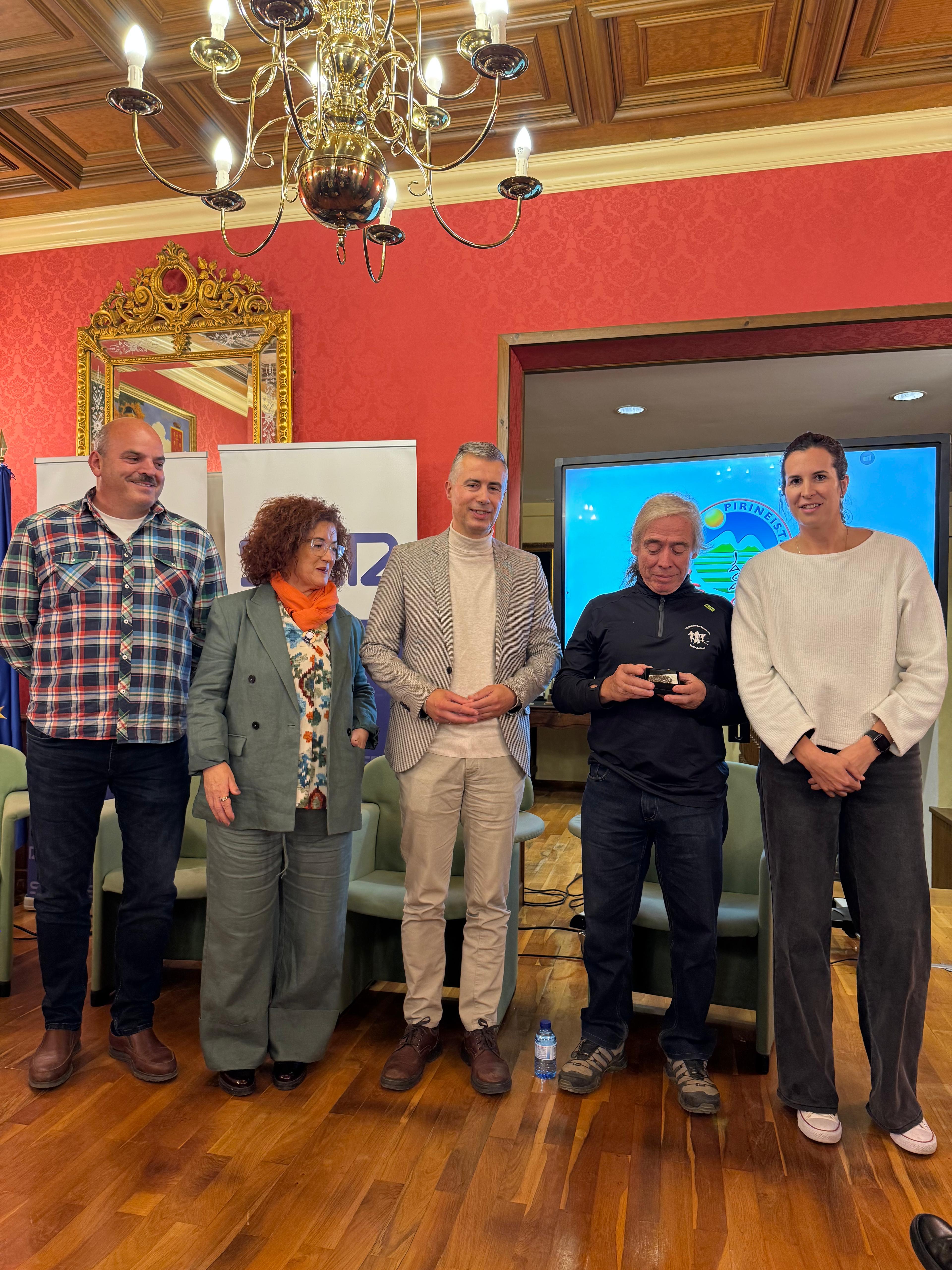 Momento del homenaje