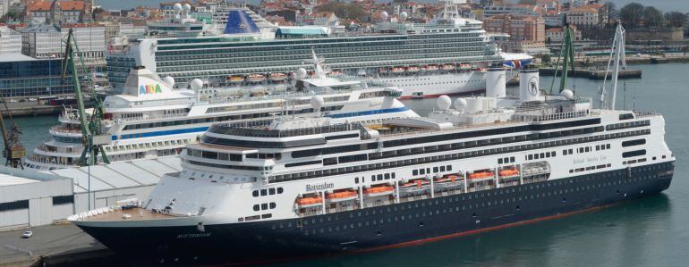 Cruceros de visita en A Coruña