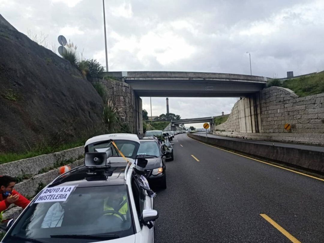 Protestas de apoyo a la hostelería