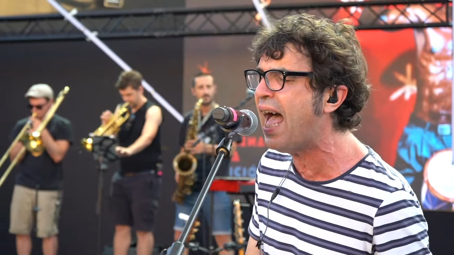 Lichis, &#039;La Cabra Mecánica&#039;, en un concierto en el marco de &#039;La mar de músicas&#039; de Cartagena.