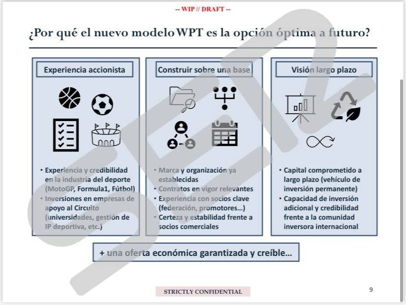 Esta es la propuesta de renovación que presentó World Padel Tour en diciembre de 2021 que no es exactamente igual a la que está preparando a día de hoy, que es más potente y actualizada.