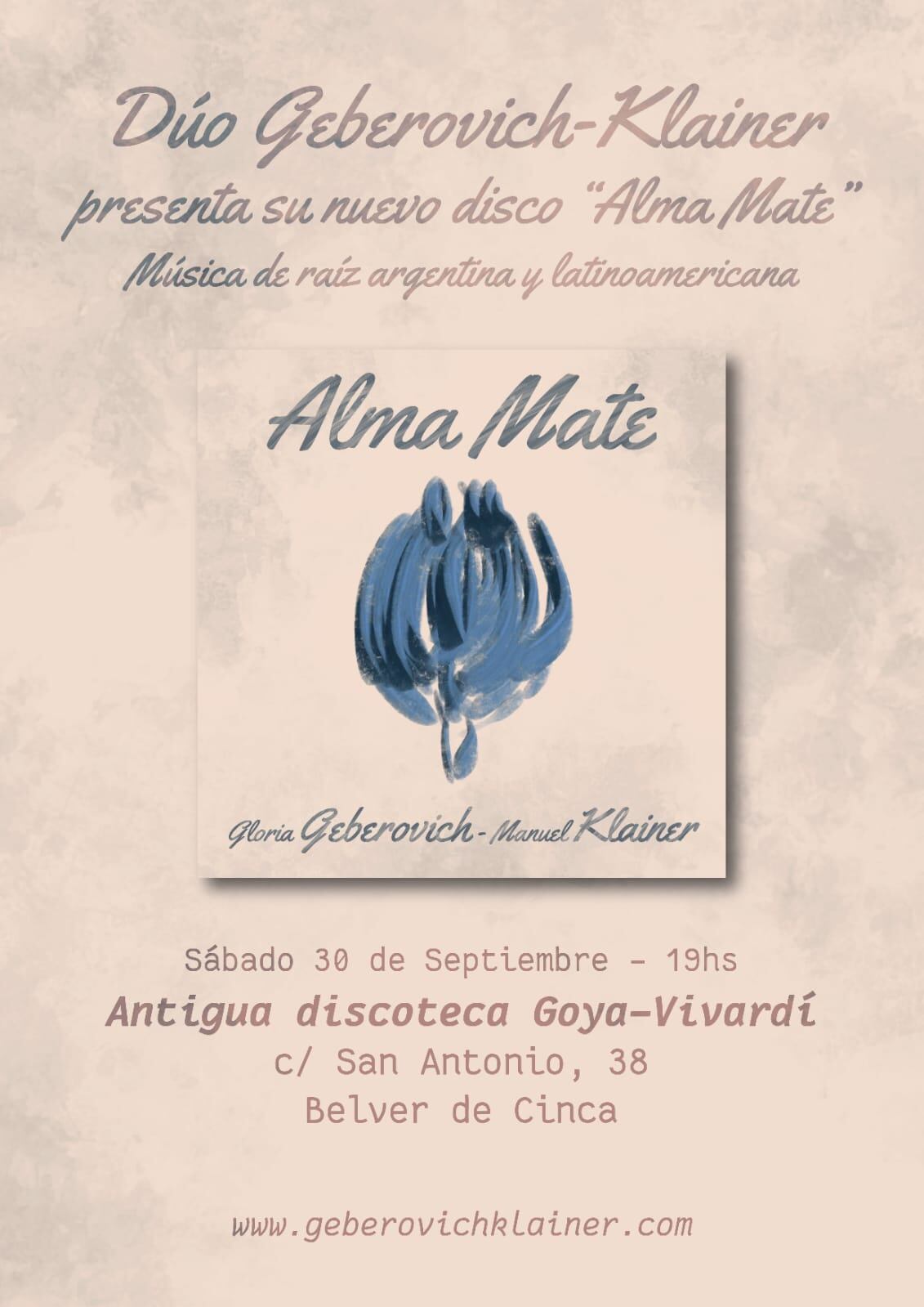 Presentación de &quot;Alma Mate&quot; en Belver de Cinca