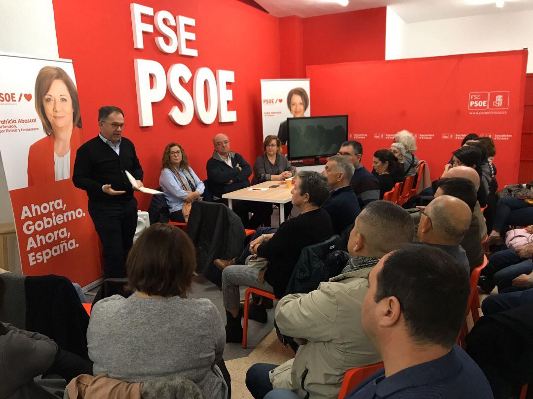 Un momento durante la asamblea