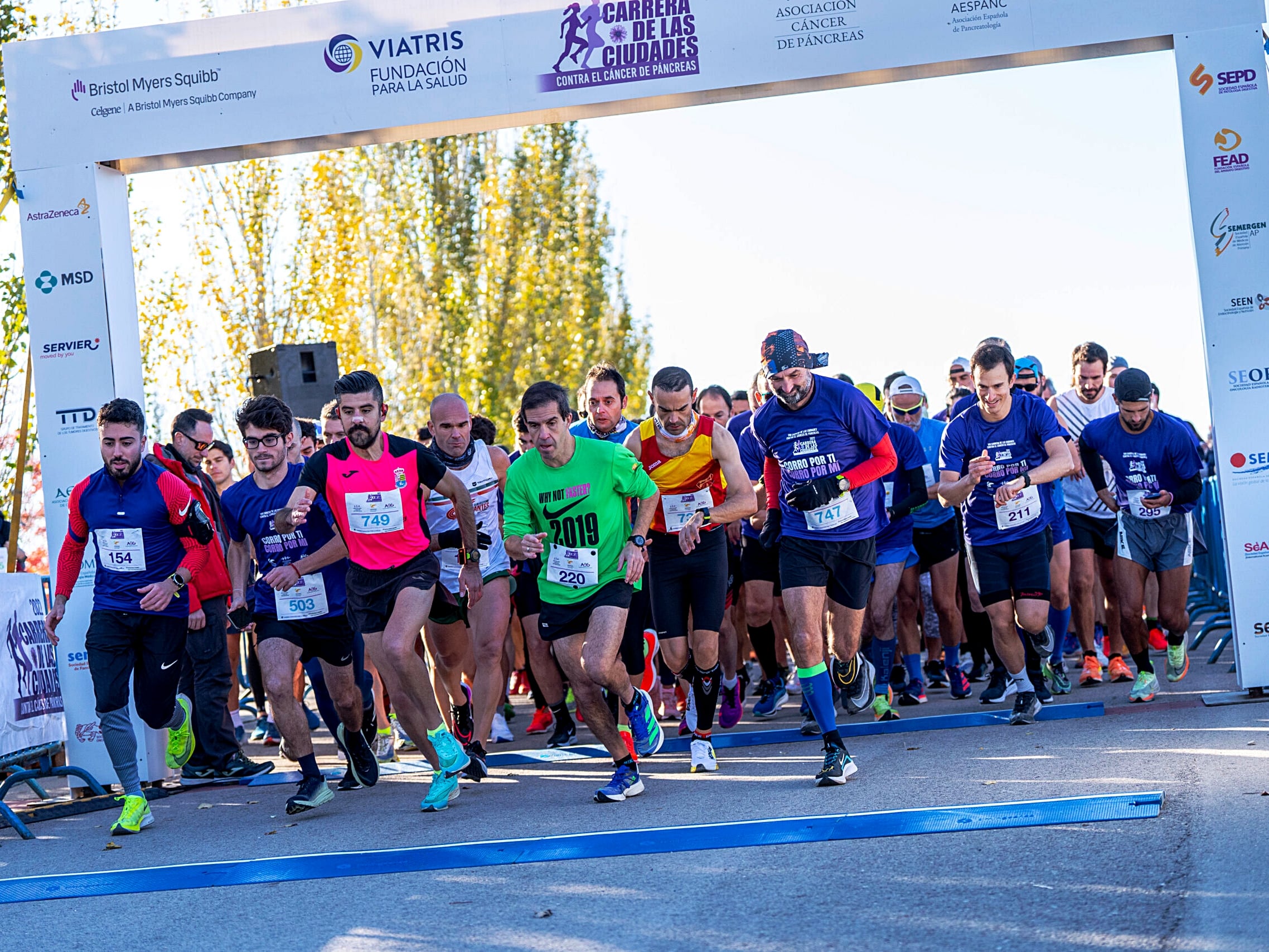 Carrera de las Ciudades contra el Cáncer de Páncreas
Paseo de Otoño. Parque Juan Carlos I
Madrid 20-11-22
