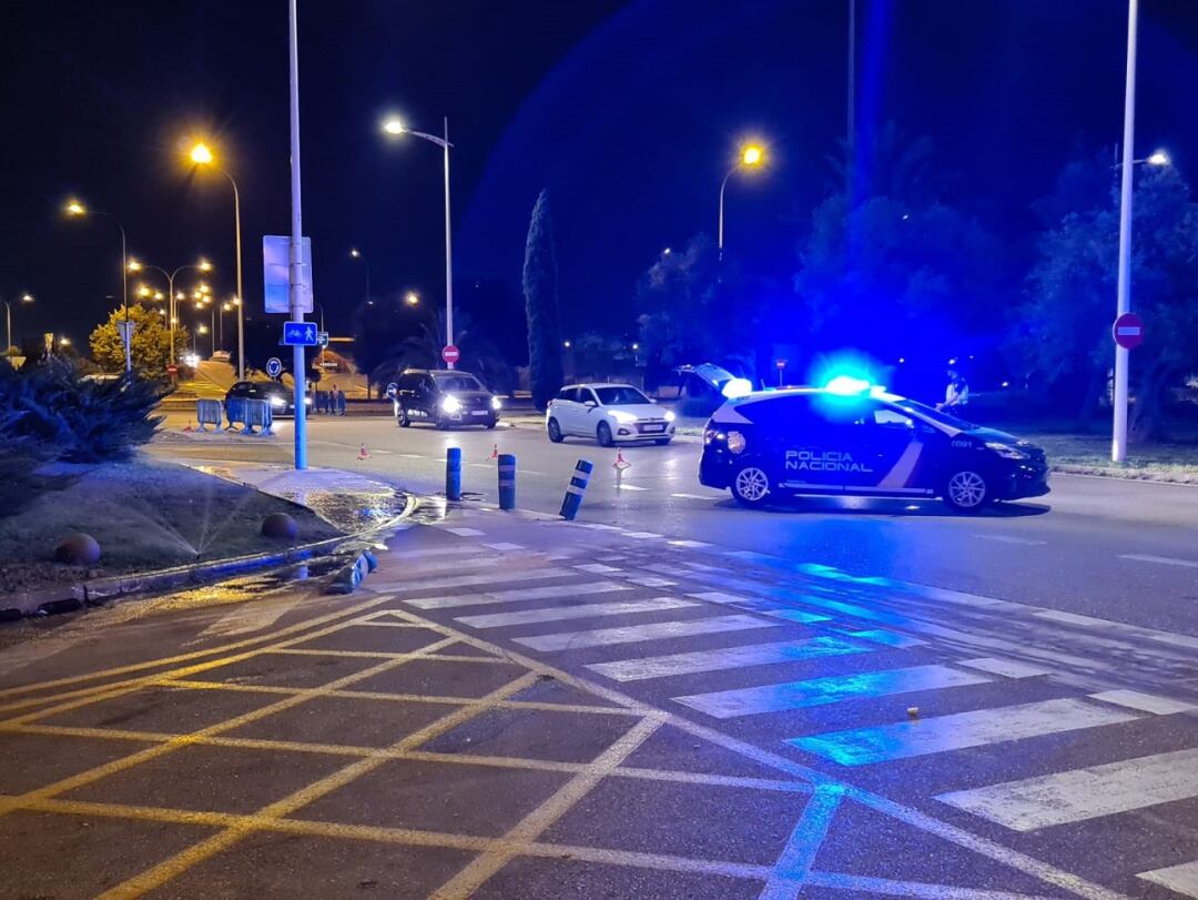 Los controles policiales en Palma continúan durante el fin de semana.