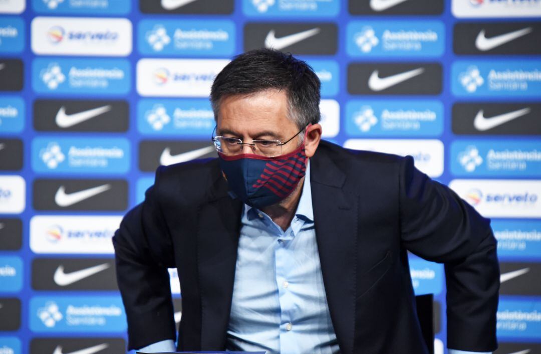 Bartomeu, durante una rueda de prensa. 