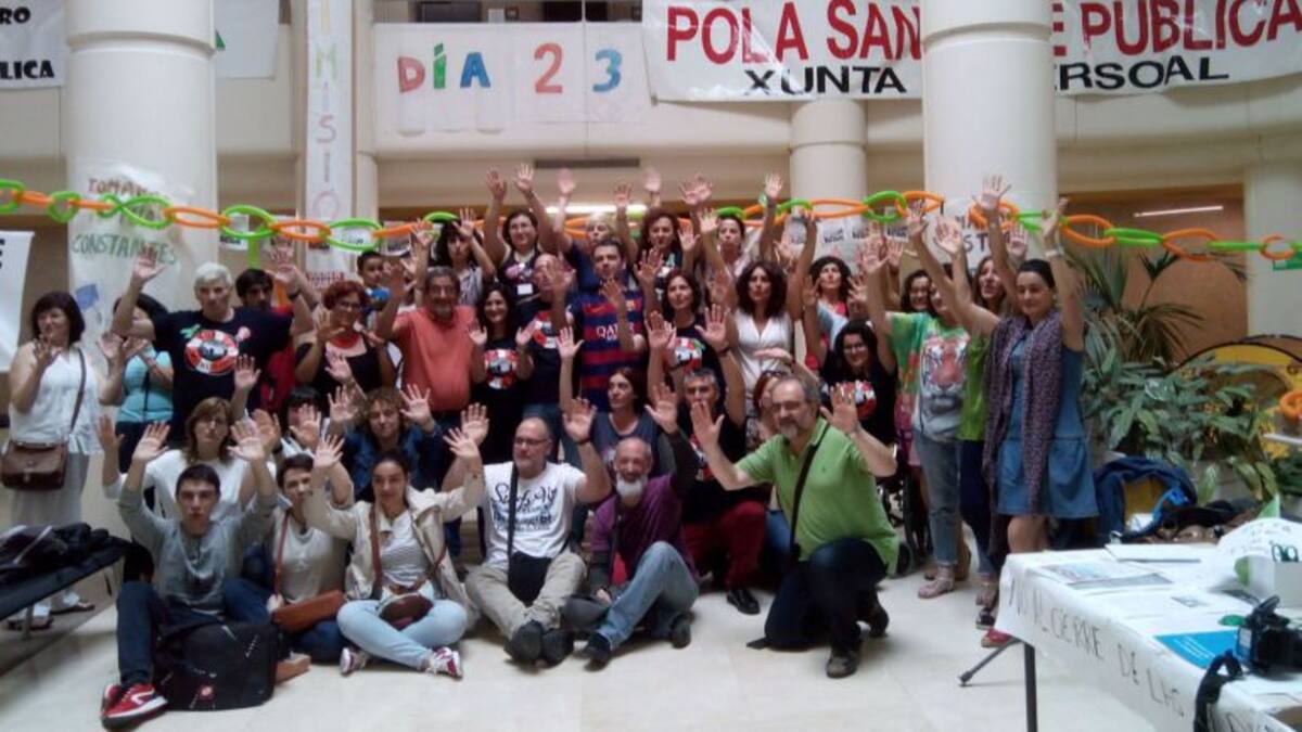 Los trabajadores del Meixoeiro abandonan el encierro tras 23 días