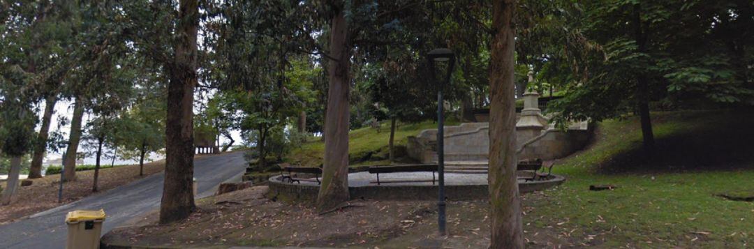 Árboles en el parque de Santa Margarita