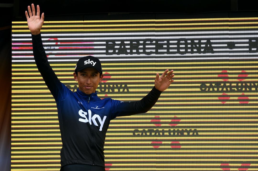 Egan Bernal durante la última Volta a Catalunya